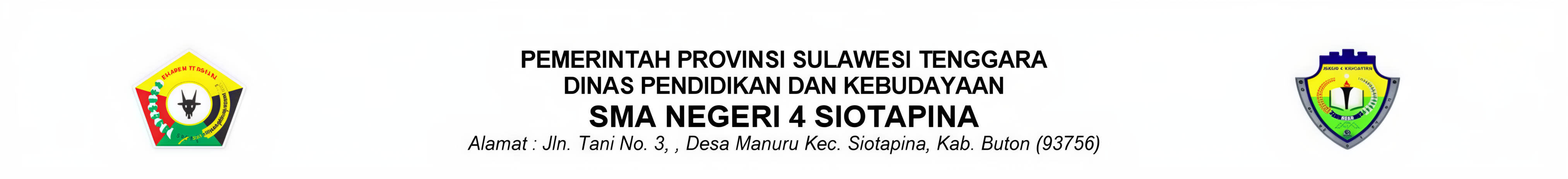 Kop Surat SMAN 4 Siotapina